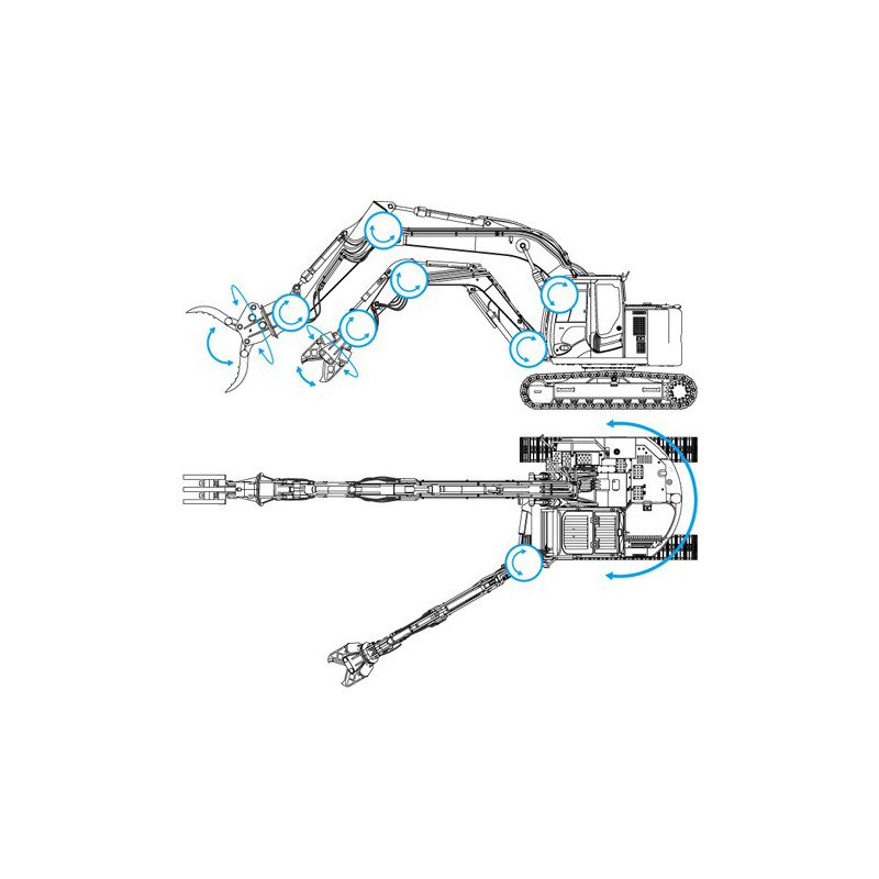 Maquette de camion en plastique HITACHU ASTACO NEO 1/35