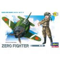 Maquette d'avion en plastique EGG PLANE ZERO FIGHTER Maquette d'avion en plastique EGG PLANE ZERO FIGHTER