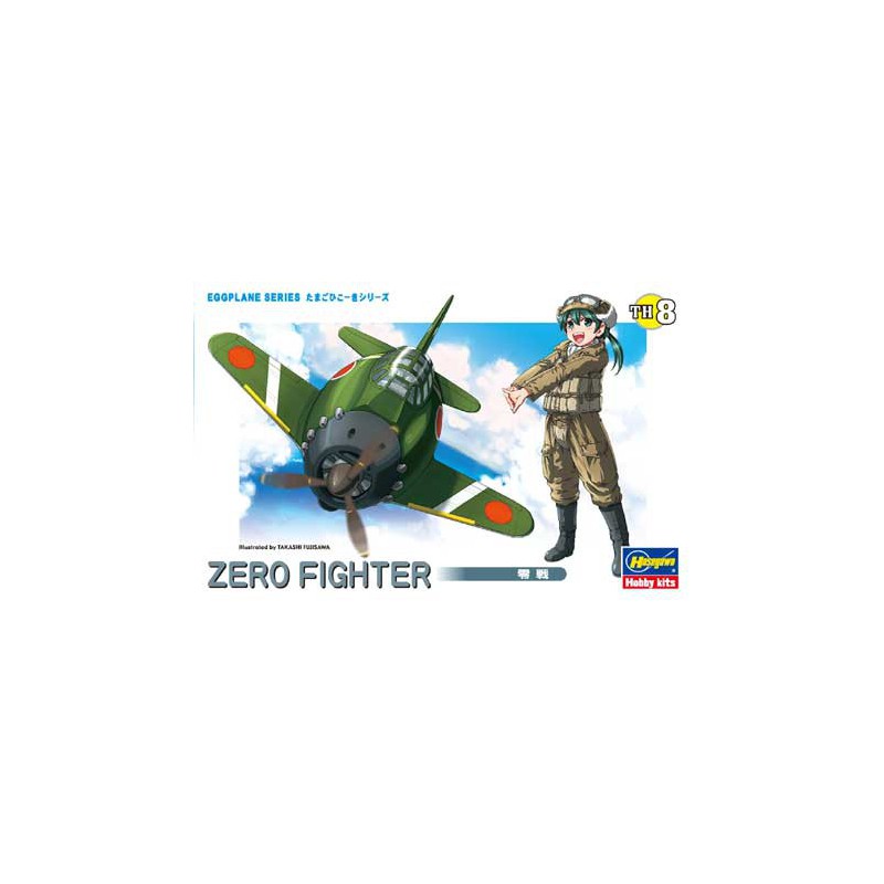 Maquette d'avion en plastique EGG PLANE ZERO FIGHTER