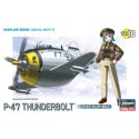 Maquette d'avion en plastique EGG PLANE P-47 THUNDERBOLT Maquette d'avion en plastique EGG PLANE P-47 THUNDERBOLT