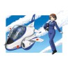 Maquette d'avion en plastique T-4 BLUE IMPULSE EGG PLANE Maquette d'avion en plastique T-4 BLUE IMPULSE EGG PLANE