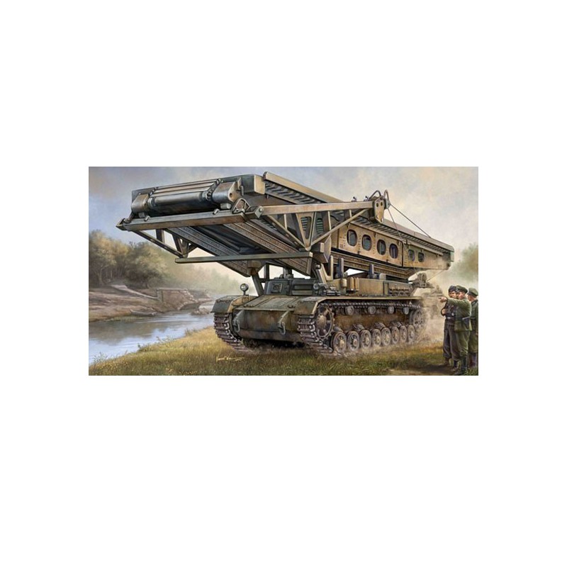 Maquette de Char en plastique GERMAN BRUCKENLEGER IV B