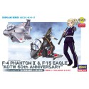 Maquette d'avion en plastique EGGPLANE F-4 & F-15 1/72 Maquette d'avion en plastique EGGPLANE F-4 & F-15 1/72