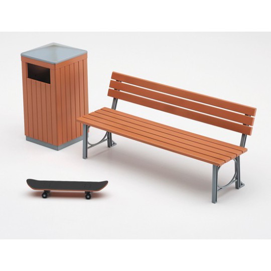 Poubelle & Banc 1/12 Poubelle & Banc 1/12