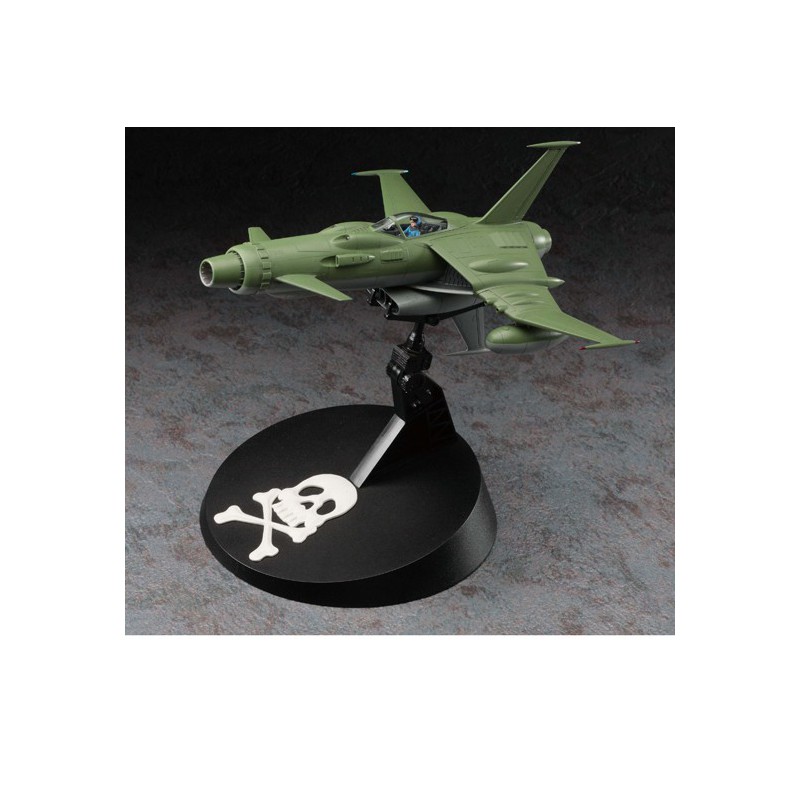 Modèle de science-fiction en plastique Captain Herlock Space Wolf