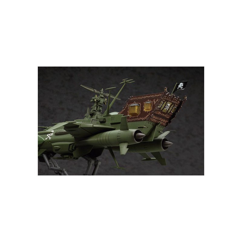 Modèle de science-fiction en plastique Pirate Battleship 1/1500