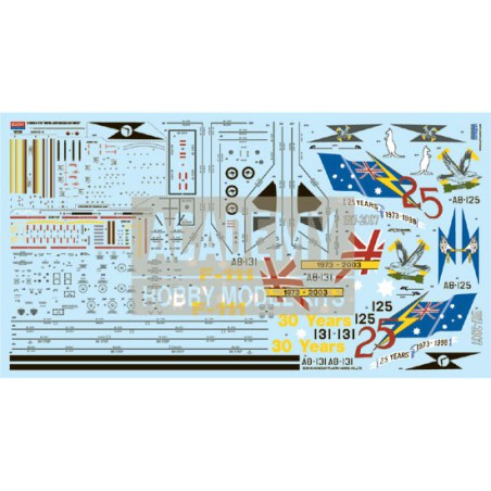 Maquette d'avion en plastique F-111C Australian AF 1/48 Maquette d'avion en plastique F-111C Australian AF 1/48
