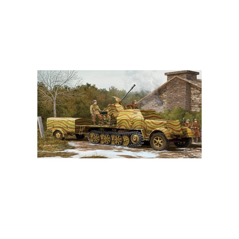 Maquette de Char en plastique GERMAN 3.7CM FLAK 43