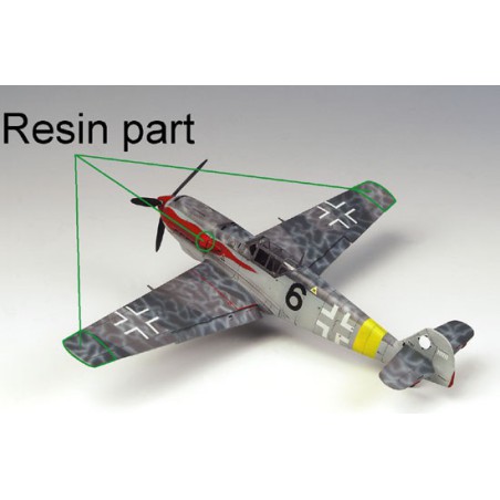 Maquette d'avion en plastique Messerschmitt BF109T-2 1/48 Maquette d'avion en plastique Messerschmitt BF109T-2 1/48