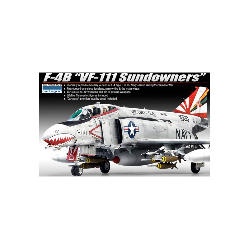 Maquette d'avion en plastique F-4B Phantom MCP 1/48