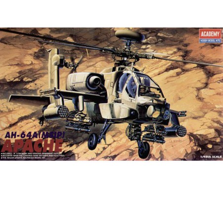 Maquette d'hélicoptère en plastique AH-64A Apache 1/72 Maquette d'hélicoptère en plastique AH-64A Apache 1/72