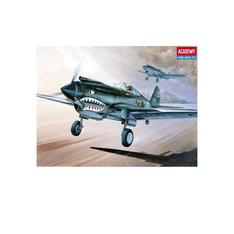 Maquette d'avion en plastique P-40C 1/72