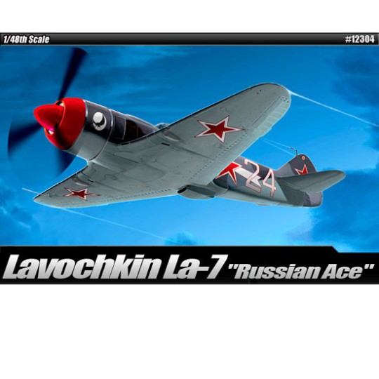 Maquette d'avion en plastique Lavochkin La-7 Russian Aces 1/72
