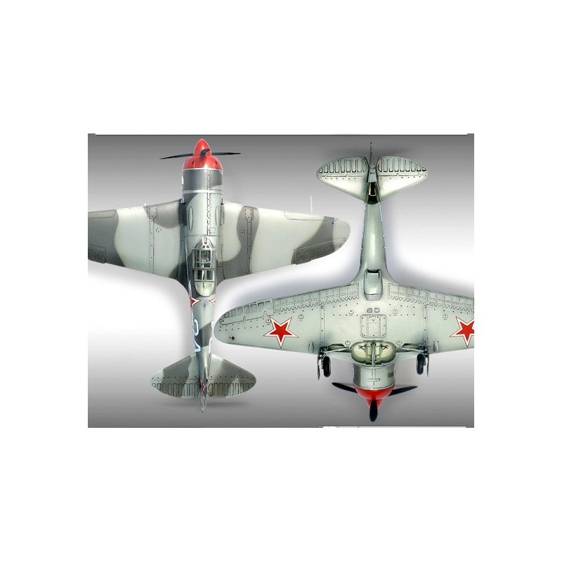 Maquette d'avion en plastique Lavochkin La-7 Russian Aces 1/72