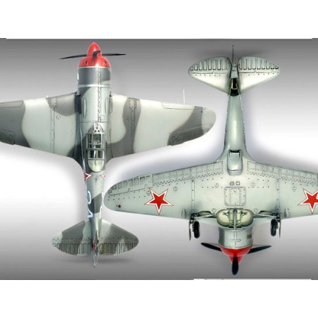 Maquette d'avion en plastique Lavochkin La-7 Russian Aces 1/72 Maquette d'avion en plastique Lavochkin La-7 Russian Aces 1/72