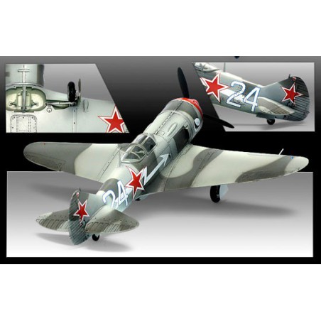 Maquette d'avion en plastique Lavochkin La-7 Russian Aces 1/72 Maquette d'avion en plastique Lavochkin La-7 Russian Aces 1/72