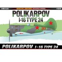 Maquette d'avion en plastique POLIKARPOV I-16 T.24 1/48 Maquette d'avion en plastique POLIKARPOV I-16 T.24 1/48