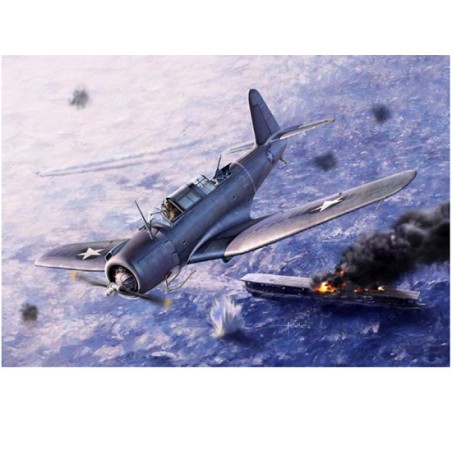 Maquette d'avion en plastique SB2U-3 Vindicator 1/48 Maquette d'avion en plastique SB2U-3 Vindicator 1/48