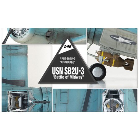 Maquette d'avion en plastique SB2U-3 Vindicator 1/48 Maquette d'avion en plastique SB2U-3 Vindicator 1/48