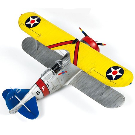 Maquette d'avion en plastique USN F3F-2 VF-6 Fighting Six 1/48 Maquette d'avion en plastique USN F3F-2 VF-6 Fighting Six 1/48