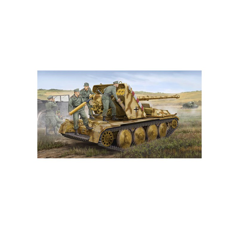 Maquette de Char en plastique PAK-43 WAFFENTRAGER