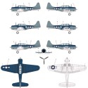 Maquette d'avion en plastique USN SBD-5 « Battle of the Philippine Sea Maquette d'avion en plastique USN SBD-5 « Battle of the Philippine Sea