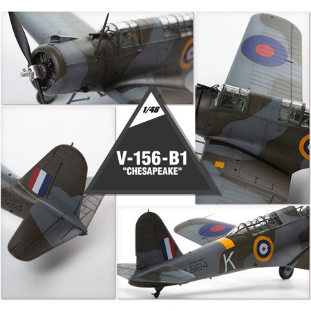 Maquette d'avion en plastique V-156-B1 Marine Française 1/48 Maquette d'avion en plastique V-156-B1 Marine Française 1/48