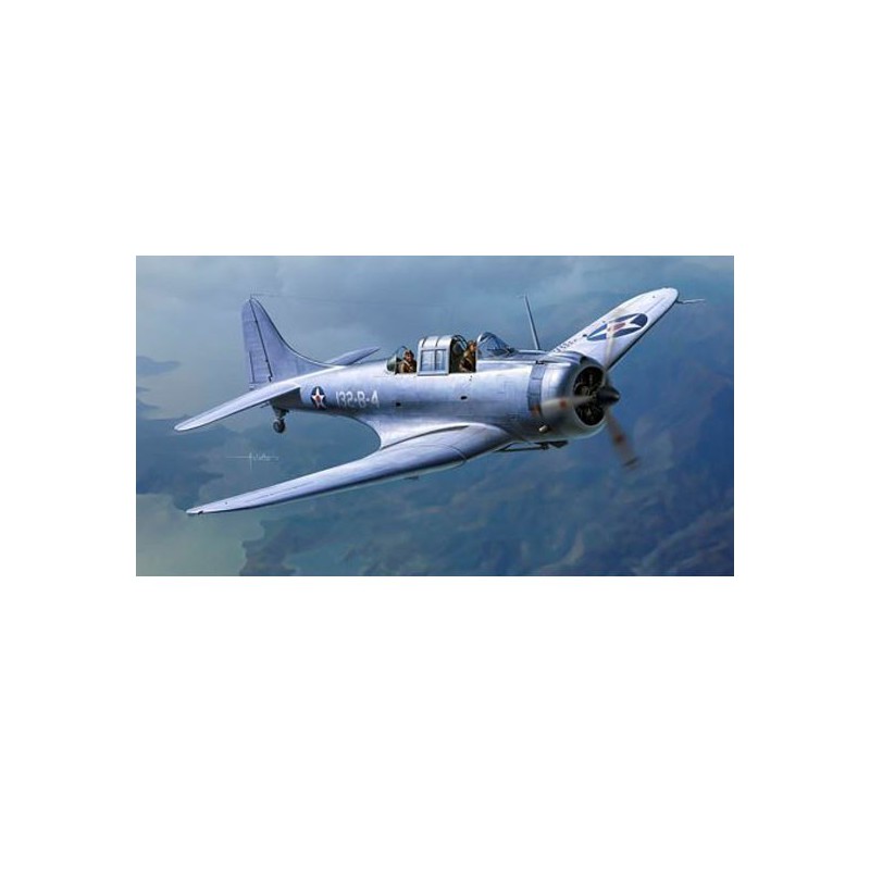 Maquette d'avion en plastique USMC SBD-1 1/48