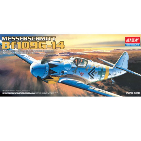 Maquette d'avion en plastique BF109G-14 1/72