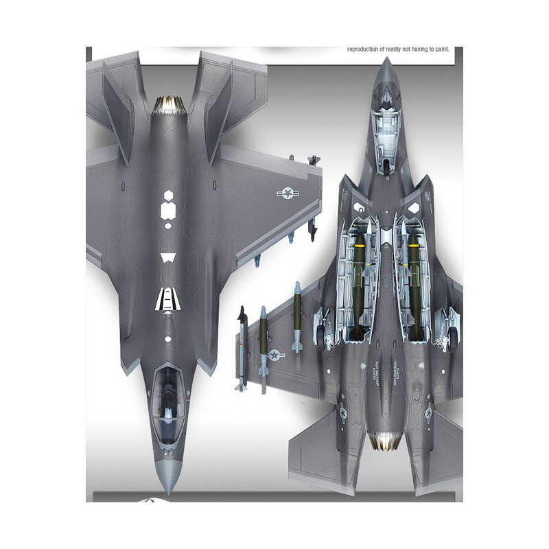 Maquette d'avion en plastique F-35A Lightning II MCP 1/72