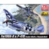 Maquette d'avion en plastique D-DAY P-47& FW190A-8 Combo 1/72 Maquette d'avion en plastique D-DAY P-47& FW190A-8 Combo 1/72