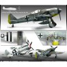 Maquette d'avion en plastique D-DAY P-47& FW190A-8 Combo 1/72