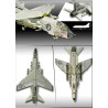 Maquette d'avion en plastique USN F-8E VF-162 The Hunters 1/72 Maquette d'avion en plastique USN F-8E VF-162 The Hunters 1/72