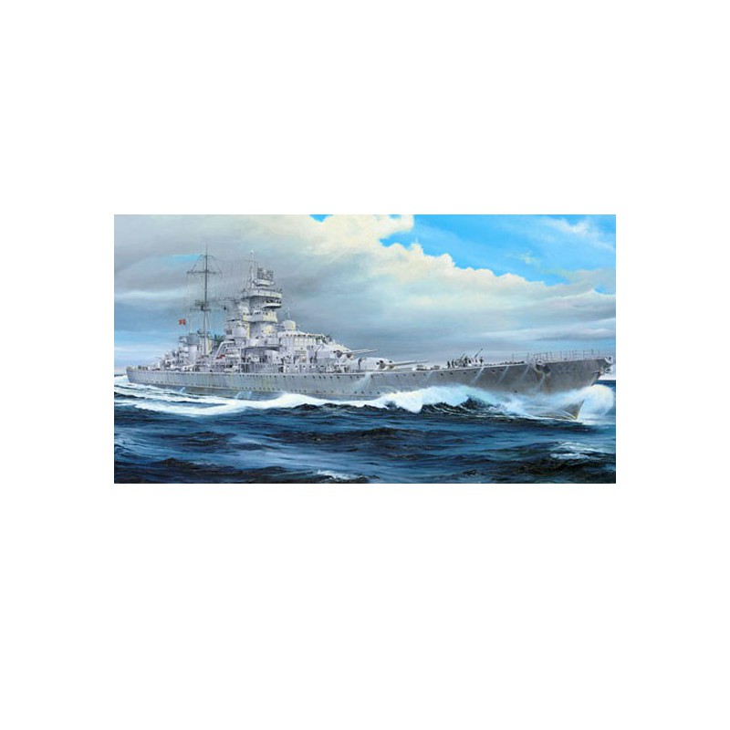 Maquette de Bateau en plastique PRINZ EUGEN 1945