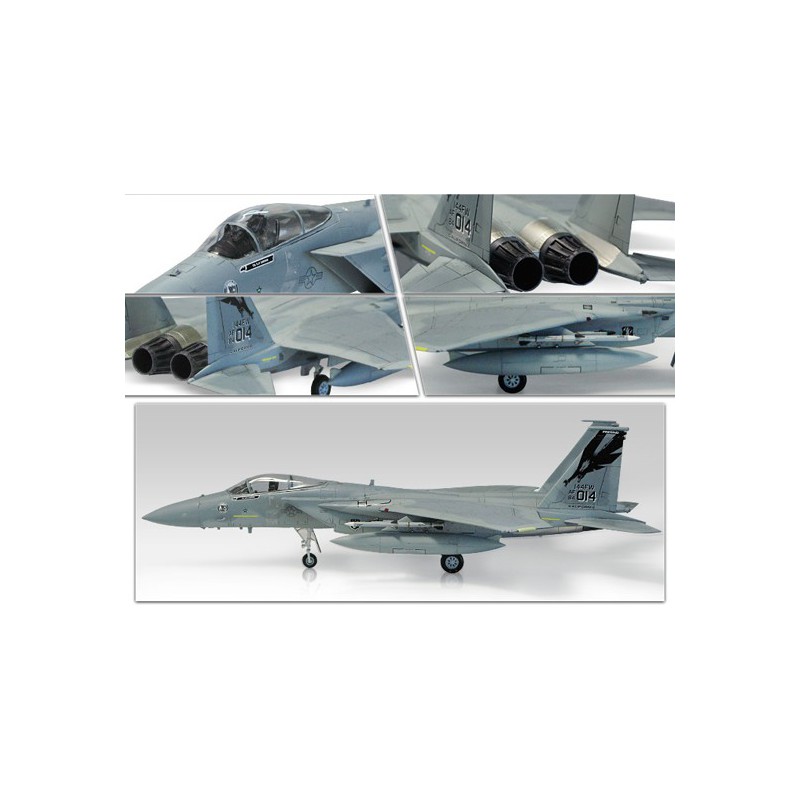 Maquette d'avion en plastique F-15 MSIP II 144th FW 1/72 Maquette d'avion en plastique F-15 MSIP II 144th FW 1/72