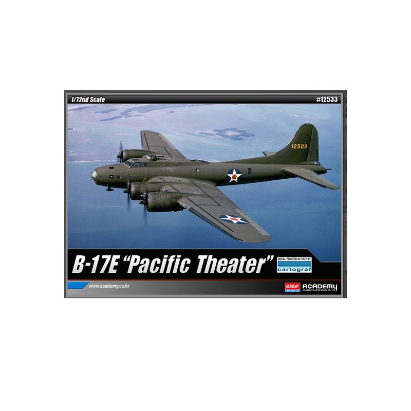 Maquette d'avion en plastique B-17E Pacific Theather 1/72 Maquette d'avion en plastique B-17E Pacific Theather 1/72