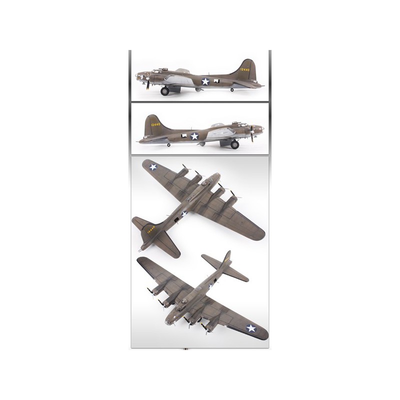 Maquette d'avion en plastique B-17E Pacific Theather 1/72 Maquette d'avion en plastique B-17E Pacific Theather 1/72
