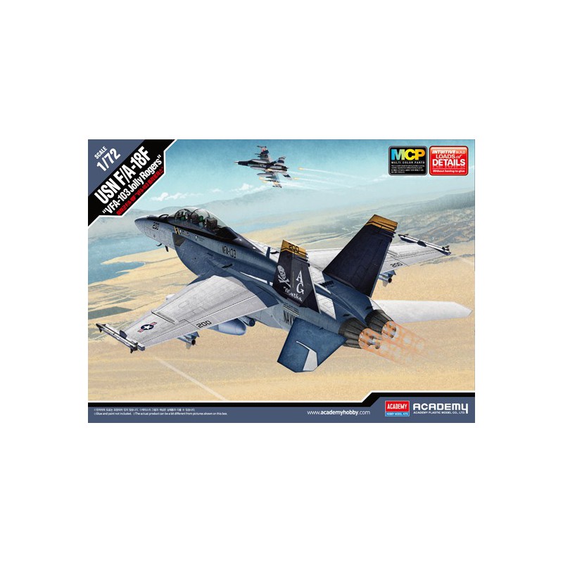 Maquette d'avion en plastique F/A-18F VFA-103 MCP 1/72