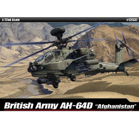 Maquette d'hélicoptère en plastique AH-64 Afganistan 1/72 Maquette d'hélicoptère en plastique AH-64 Afganistan 1/72