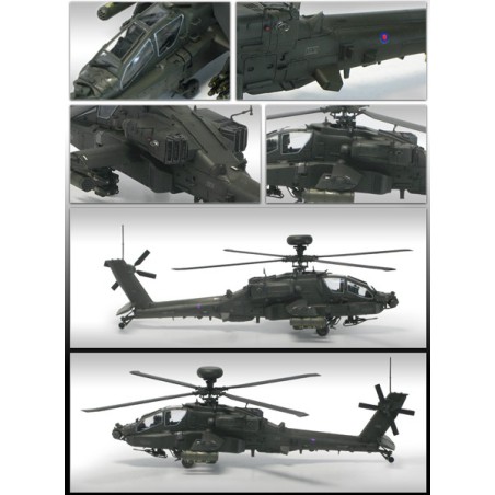 Maquette d'hélicoptère en plastique AH-64 Afganistan 1/72 Maquette d'hélicoptère en plastique AH-64 Afganistan 1/72
