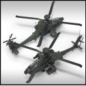 Maquette d'hélicoptère en plastique AH-64 Afganistan 1/72 Maquette d'hélicoptère en plastique AH-64 Afganistan 1/72