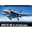 Maquette d'avion en plastique USN F/A-18E VFA-143 1/72 Maquette d'avion en plastique USN F/A-18E VFA-143 1/72