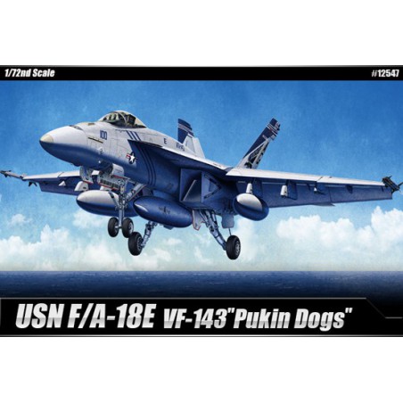 Maquette d'avion en plastique USN F/A-18E VFA-143 1/72 Maquette d'avion en plastique USN F/A-18E VFA-143 1/72