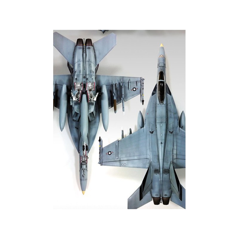 Maquette d'avion en plastique USN F/A-18E VFA-143 1/72