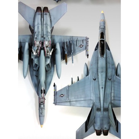 Maquette d'avion en plastique USN F/A-18E VFA-143 1/72 Maquette d'avion en plastique USN F/A-18E VFA-143 1/72