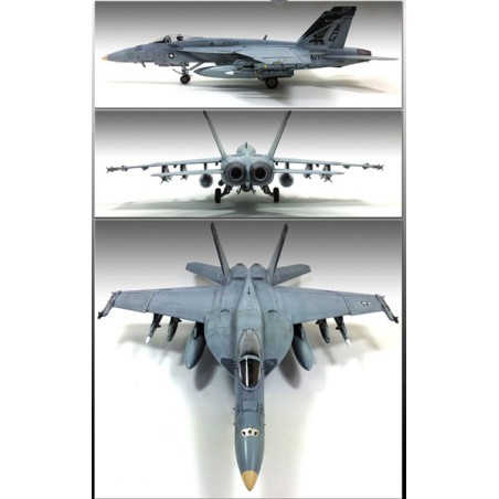 Maquette d'avion en plastique USN F/A-18E VFA-143 1/72 Maquette d'avion en plastique USN F/A-18E VFA-143 1/72