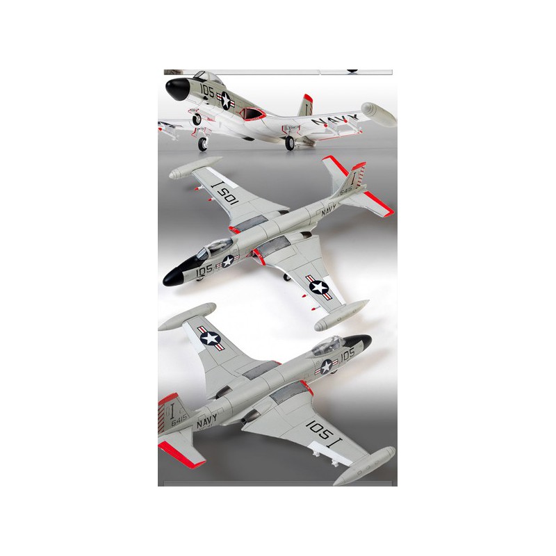 Maquette d'avion en plastique USN F2H-3 Black Aces 1/48 Maquette d'avion en plastique USN F2H-3 Black Aces 1/48
