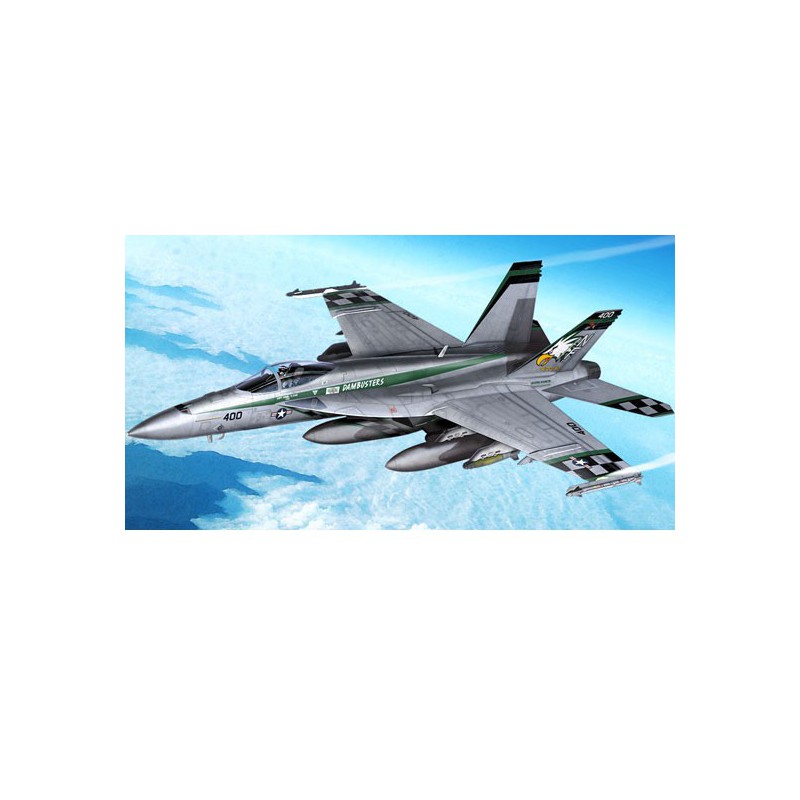 Maquette d'avion en plastique USN F/A-18E VFA-195 « Chippy Ho » 1/72 Maquette d'avion en plastique USN F/A-18E VFA-195 « Chippy Ho » 1/72