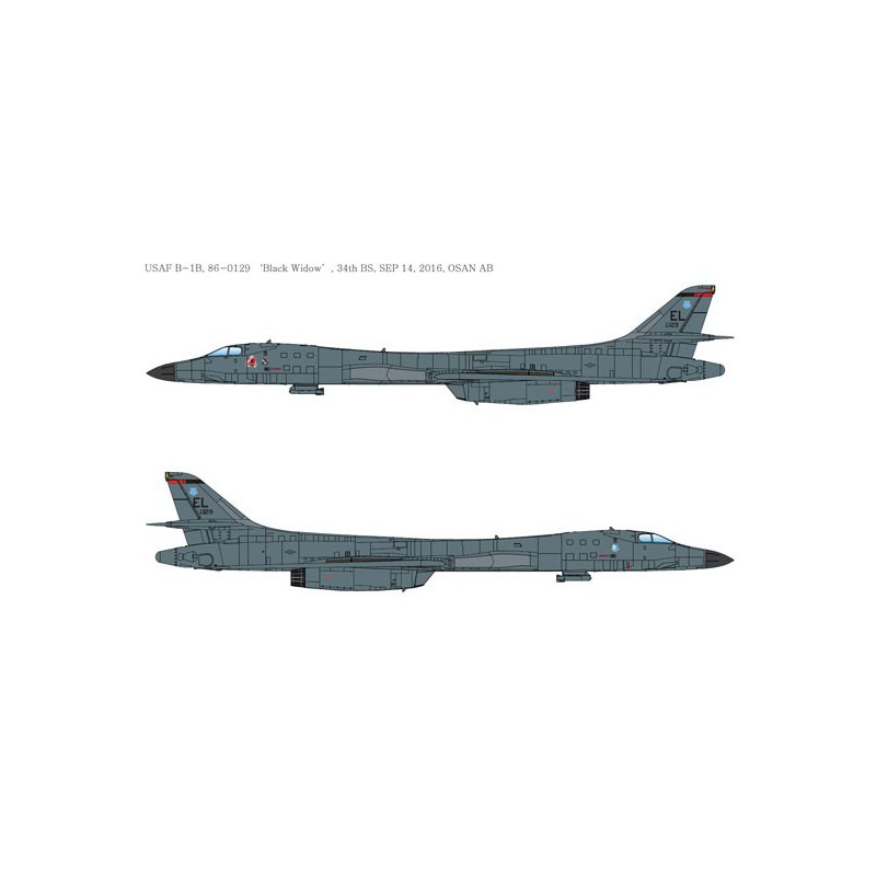 Maquette d'avion en plastique USAF B-1B 34th BS 1/144 Maquette d'avion en plastique USAF B-1B 34th BS 1/144