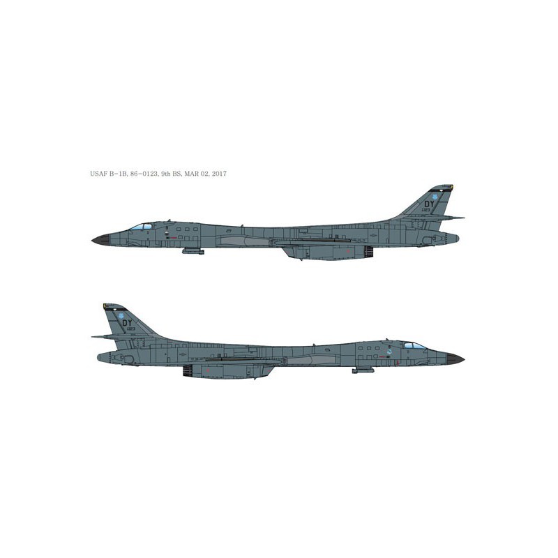 Maquette d'avion en plastique USAF B-1B 34th BS 1/144 Maquette d'avion en plastique USAF B-1B 34th BS 1/144